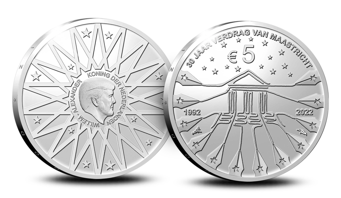 Nederland Waterland in Sterling zilver